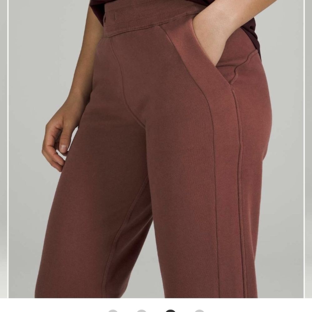 Lululemon Joggers Pants S.8 Brick/ Red - Picture 3 of 10
